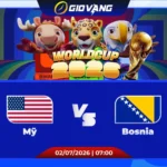 Soi kèo Mỹ vs Bosnia 07h00 ngày 02/7/2026 – World Cup 2026